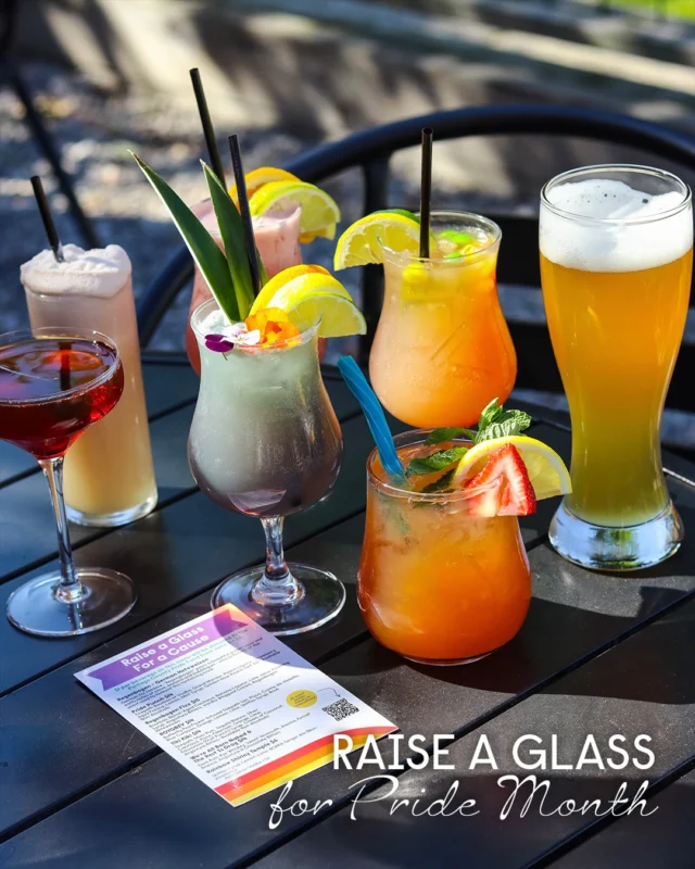 June is here, and with it comes a special cocktail menu created to celebrate Pride Month and support an important local cause. 🌈

From now through June 28th, $1 from every Pride drink sold will be donated to the Portage County Pride Fund, helping provide support for LGBTQ+ students and organizations throughout our community.

This year’s lineup offers something for every palate:
Pride Punch - A bright and refreshing blend of bourbon or vodka, Grand Marnier, peach liqueur, strawberry agua fresca, lemon, mint syrup, and Golden Hour Peach Tart Ale. Also available as a non-alcoholic option.

Regenbogen Fizz - A rich and unique combination of bourbon, barrel-aged cachaça, banana liqueur, lime juice, bitters, vanilla whipped cream, and our Regenbogen Hefeweizen.

ROYGBIV - A colorful cocktail featuring butterfly pea flower-infused gin, pisco, crème de violette, blue curaçao, citrus, Skittles syrup, and rosé for a vibrant and layered drinking experience.

Tiki Kiki - A tropical-inspired blend of rum, tequila, cachaça, pisco, falernum, citrus, fruit punch syrup, cream of coconut, and bitters. Also available as a non-alcoholic option.

 We’re All Born Naked & The Rest Is Drag - featuring dark rum, rye whiskey, sweet vermouth, fernet, and bitters for those who enjoy something bold.

Rainbow Shirley Temple - A fun alcohol-free option made with Skittles syrup, lemon, lime, and NORKA Ginger Ale. Add gin or vodka for an additional $4.

Regenbogen Hefeweizen - German for rainbow, “Regengbogen” is our German-style Hefeweizen. It pours a beautiful golden haze and wafts notes of clove, banana and bubblegum - characteristic of the yeast used to ferment this tantalizing brew.

Celebrate Pride, support the community, and discover a new favorite drink throughout the month of June!

#PrideMonth #PortageCountyPride #KentOhio #SupportLocalCommunity #BellTowerBrewingCo